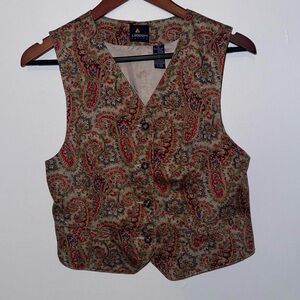 Liz Claiborne paisley vest.